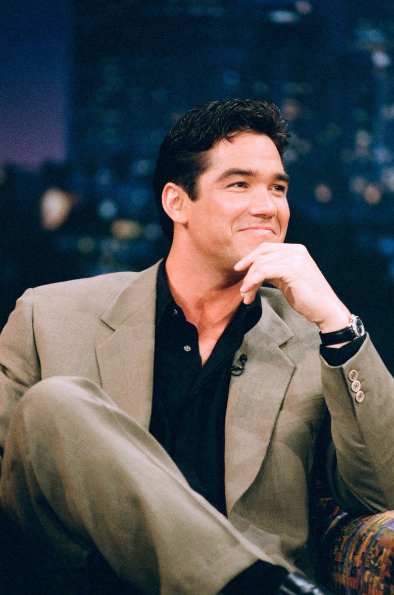 DeanCainUpdates's tweet image. On this day, July 21, 1995, Dean was filming his appearance on The Tonight Show with Jay Leno! 🎥🛋️
The episode aired a week later, on July 28 📺✨