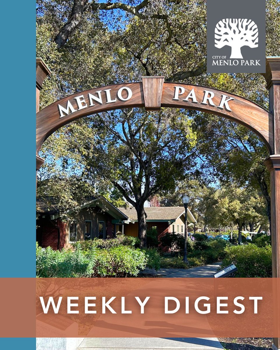 CityofMenloPark's tweet image. View this week’s #WeeklyDigest: publicinput.com/Email/d008053 and subscribe: publicinput.com/weeklydigest