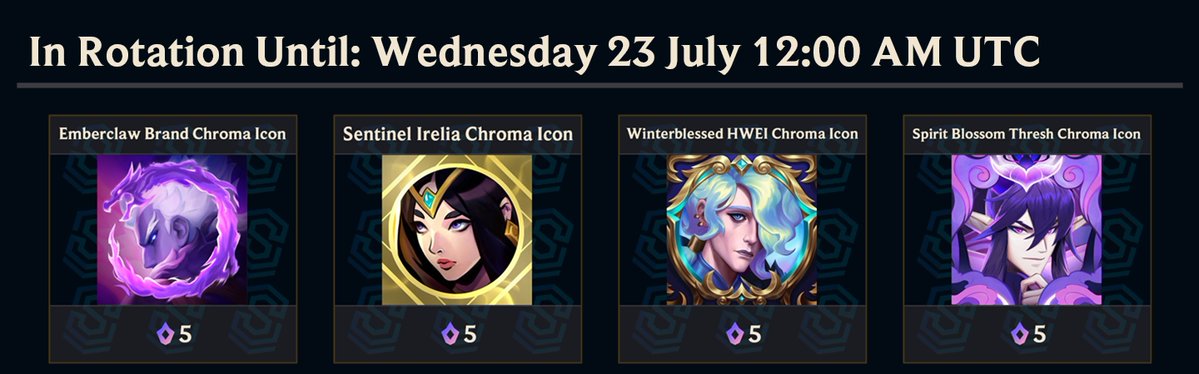 SkinSpotlights's tweet image. Mythic Shop Rotation!