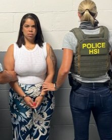 ICEgov's tweet image. Brazilian officials had been looking for Rairiane Da Costa-Rodrigues for questioning related to a murder case.
Our Newark special agents found her in the United States and picked her up on immigration violations.
Her game of international hide and seek is over — she’ll face…