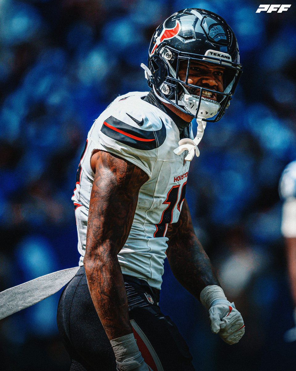 PFF's tweet image. The highest graded WR over the past two seasons:
🔴 Nico Collins - 93.3