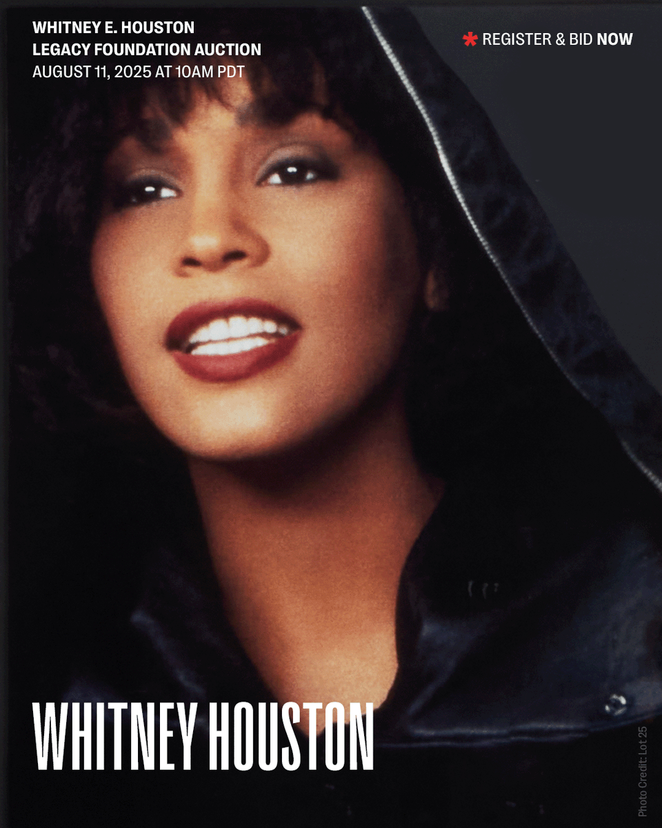 JuliensAuctions's tweet image. Whitney Houston redefined the sound of pop and R&B with a voice that was both technically unmatched and emotionally raw, breaking records and barriers for women and Black artists alike. Her influence echoes through generations of singers who cite her as the gold standard of vocal…