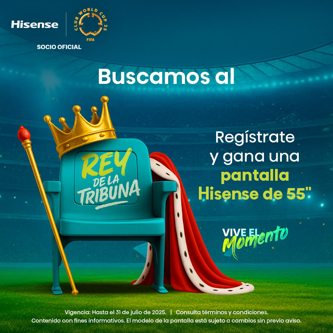 TELCEL UNIVERSITY Esports México 🇲🇽 (@uniesportsmx) on Twitter photo 🔥 ¡Tu pasión por el fútbol puede hacerte ganar! ⚽📺
<a href="/Hisense_Mexico/">Hisense México</a> te reta a convertirte en el Rey de la Tribuna contestando unas preguntas.
Si la armas, podrías ganar una pantalla para ver los partidos como se debe 🔥📺
🔗 Link: hisense.com.mx/reytribuna/ 🔥 ¡Tu pasión por el fútbol puede hacerte ganar! ⚽📺
<a href="/Hisense_Mexico/">Hisense México</a> te reta a convertirte en el Rey de la Tribuna contestando unas preguntas.
Si la armas, podrías ganar una pantalla para ver los partidos como se debe 🔥📺
🔗 Link: hisense.com.mx/reytribuna/