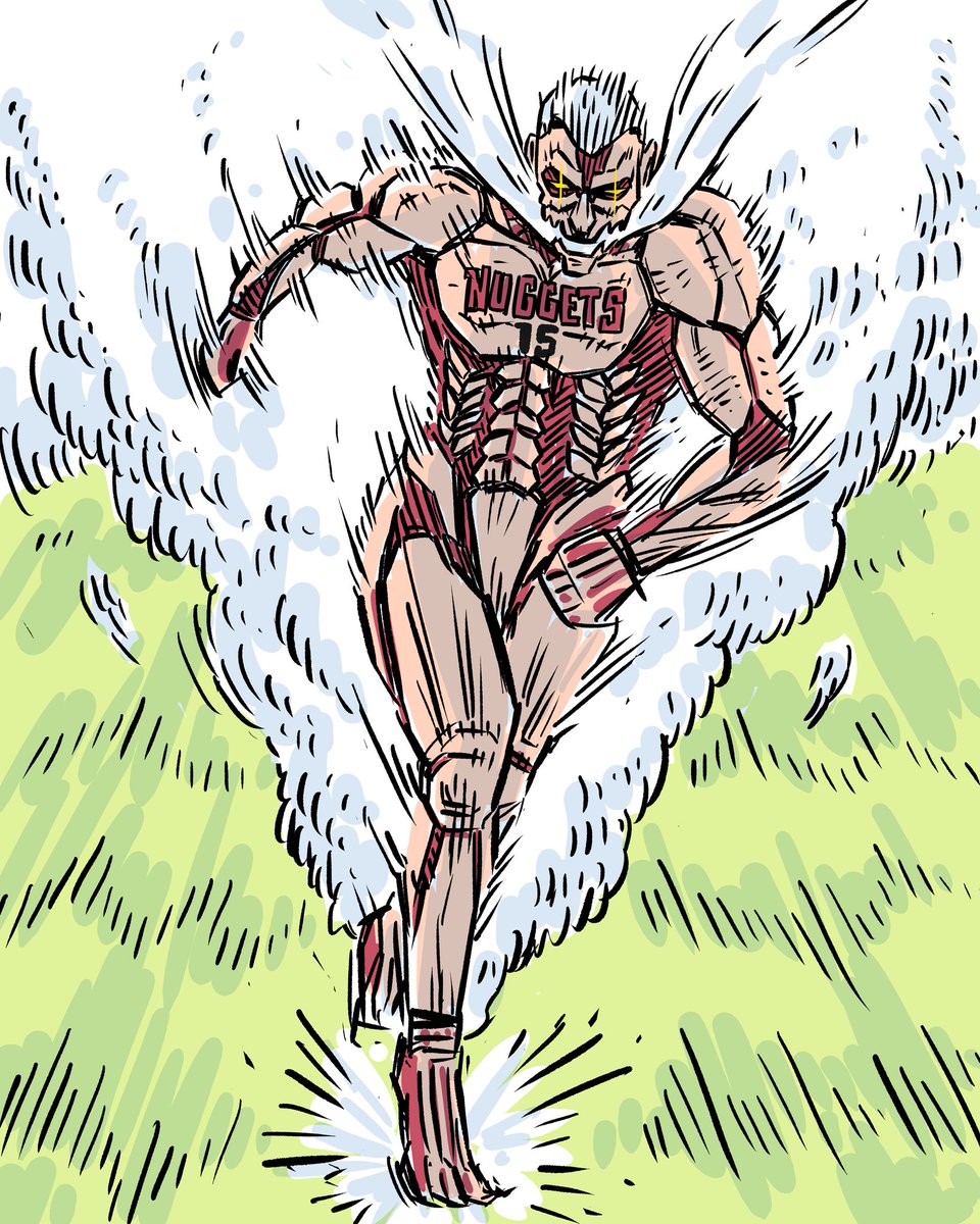 Jokic can run. #Nuggets #AOT