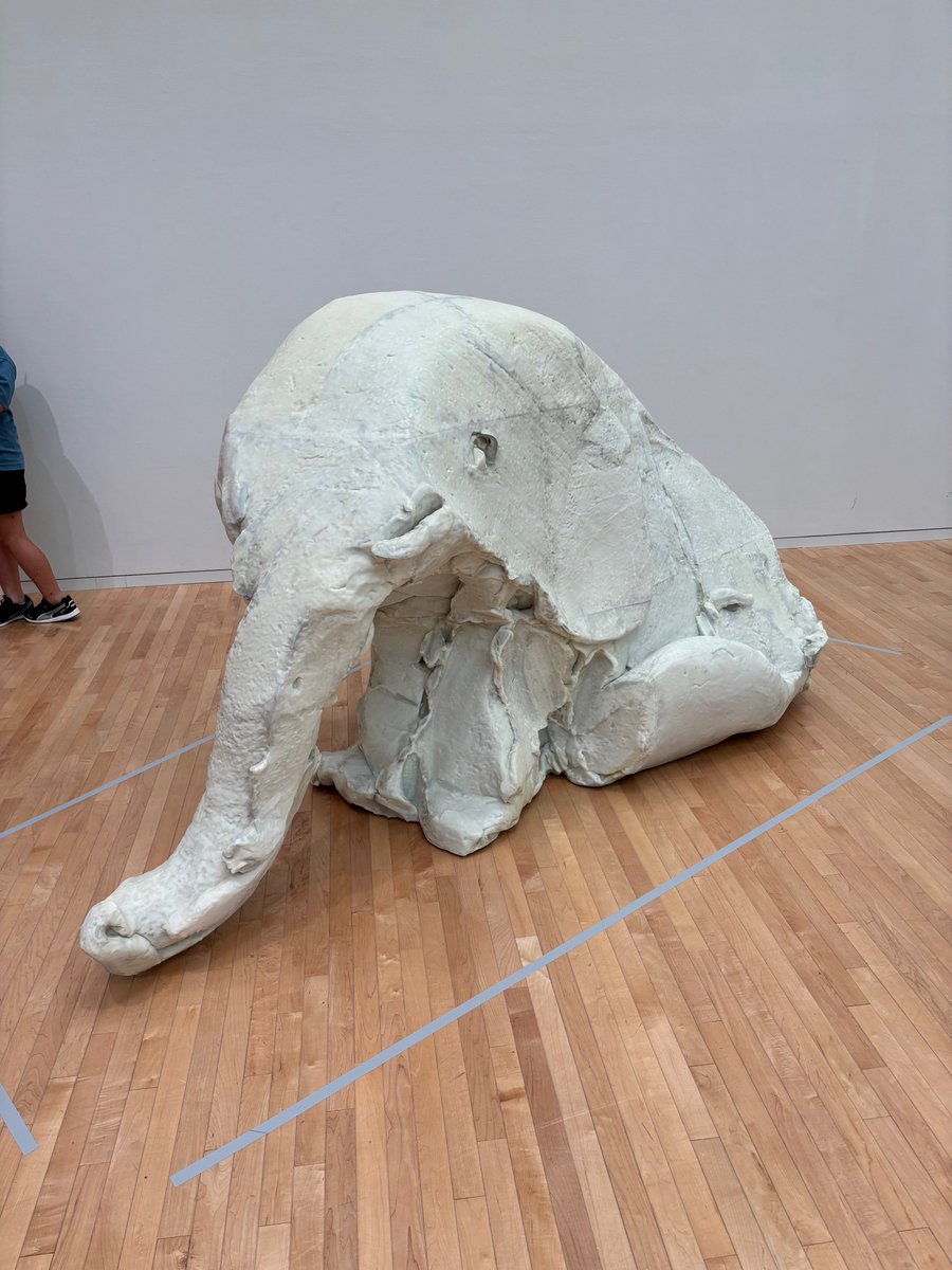 Elephant sculpture by Kenjiro Okazaki at Museum of Contemporary Art, Tokyo