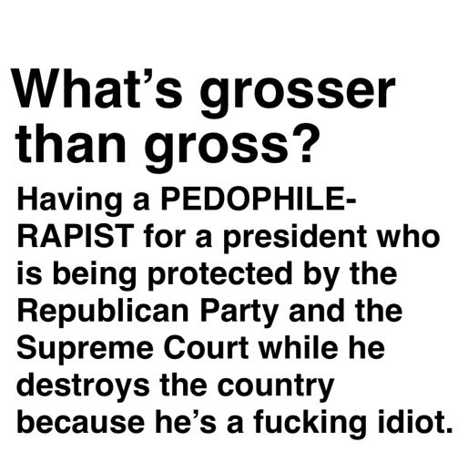 cherist2's tweet image. 🖕🏽@SCOTUSblog
🖕🏽@GOP
🖕🏽#FUCKtrump🍊💩🚽🇷🇺
#PEDOPHILEpotus👌🏼👶🏻👈🏻& RAPIST
@POTUS @realdonaldTrump @VP @WhiteHouse @PressSec @StephenM @AGPamBondi @dbongino @marcorubio @FCC @KristiNoem @ICEgov @DHSgov @DOGE @FTC @SecDef @HouseGOP @FDA @FBIDirectorKash @SenateGOP @HUD @VA @HHSgov