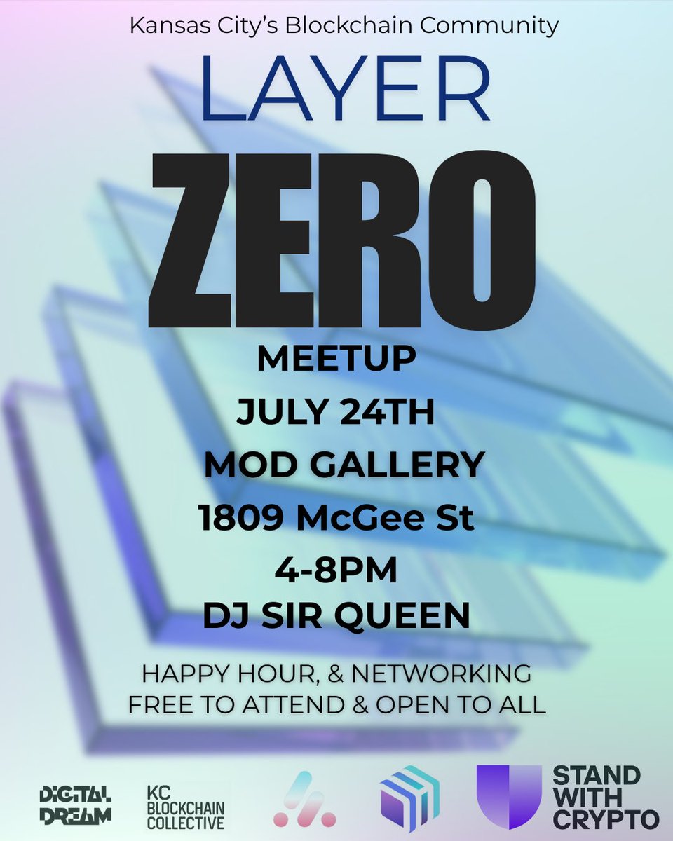 digitaldreamskc's tweet image. Kansas City! Join me this Thursday for all the alpha on stable coins and how you can start accepting them now at your business!
Plus Missouri’s @standwithcrypto chapter president will speak on the recent no capital gains tax and how that affects you!
S/O to our sponsors for…