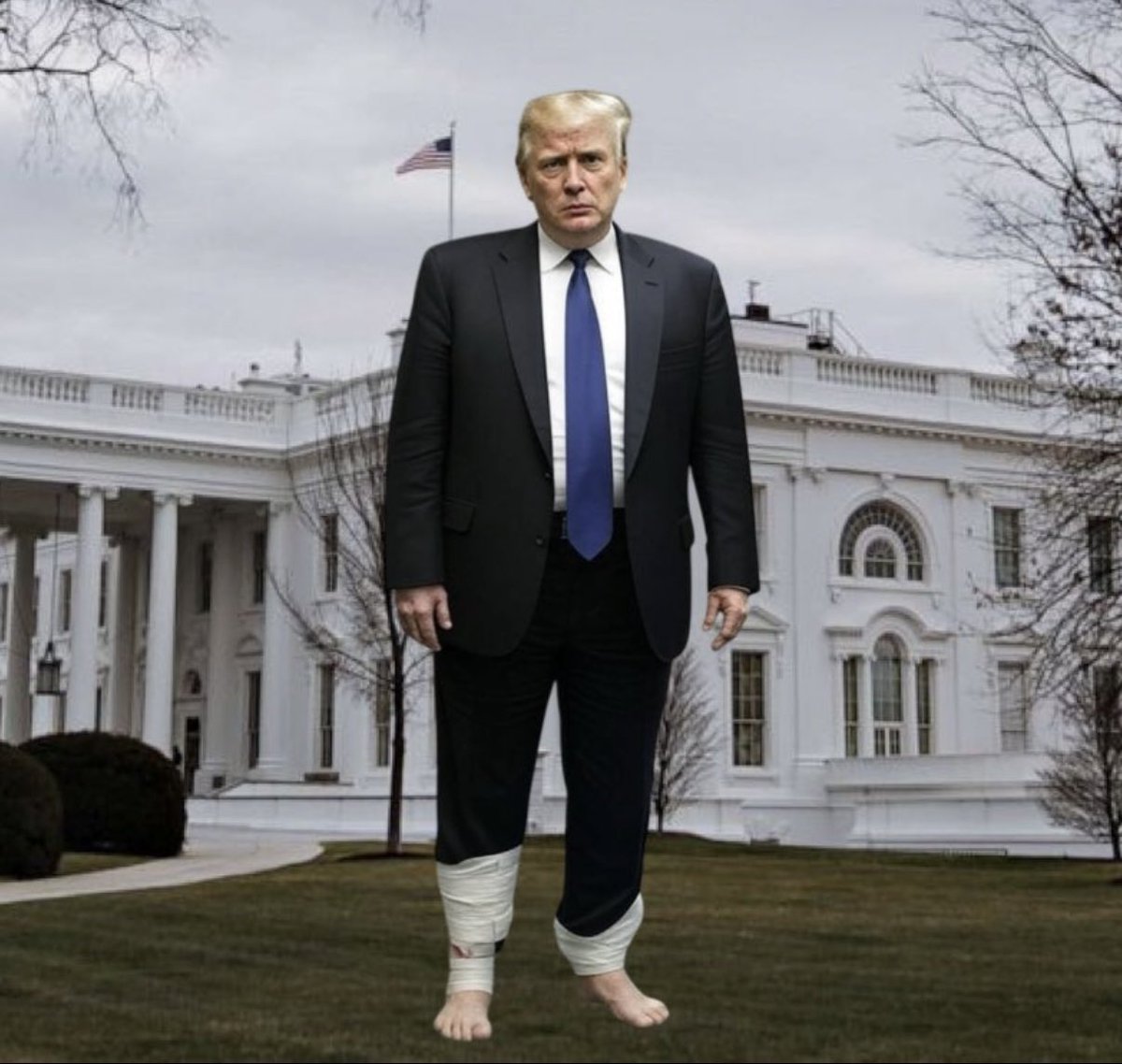 NotHoodlum's tweet image. “A big man came up to me—tears in his eyes—and said, ‘Mister President, sir, thank you for raising prices on everything. I know I’m helping make America great.’ He shook my hand, and said ‘My friends call me MTG.’”