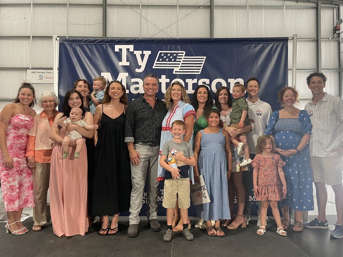 TyMastersonKS's tweet image. I launched my campaign for Governor of Kansas yesterday, surrounded by friends, family, and supporters.
In Topeka, I took on Laura Kelly – and we’ve had some big wins – but there is so much more to do.
Our taxes are too high. Crime is too high. And some of our schools are…