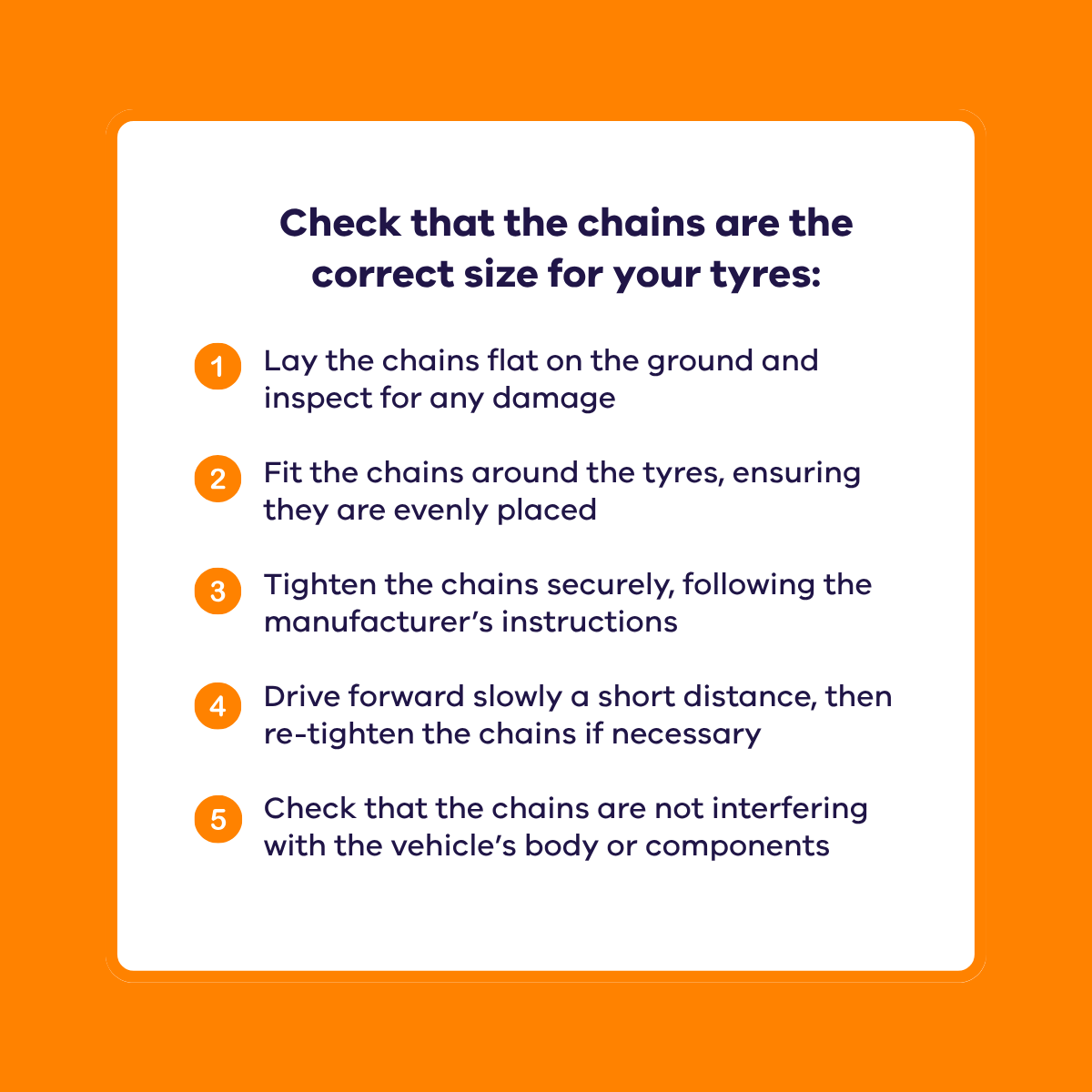 Heading into the snow? Don’t wait until you lose traction. ❄️🚌

Snow chains should be fitted before conditions become unsafe—and only if they’re in good condition &amp; the right type (diamond pattern, less than 50% worn).

Stay safe. Stay in control.

More: go.vic.gov.au/3TOmchN