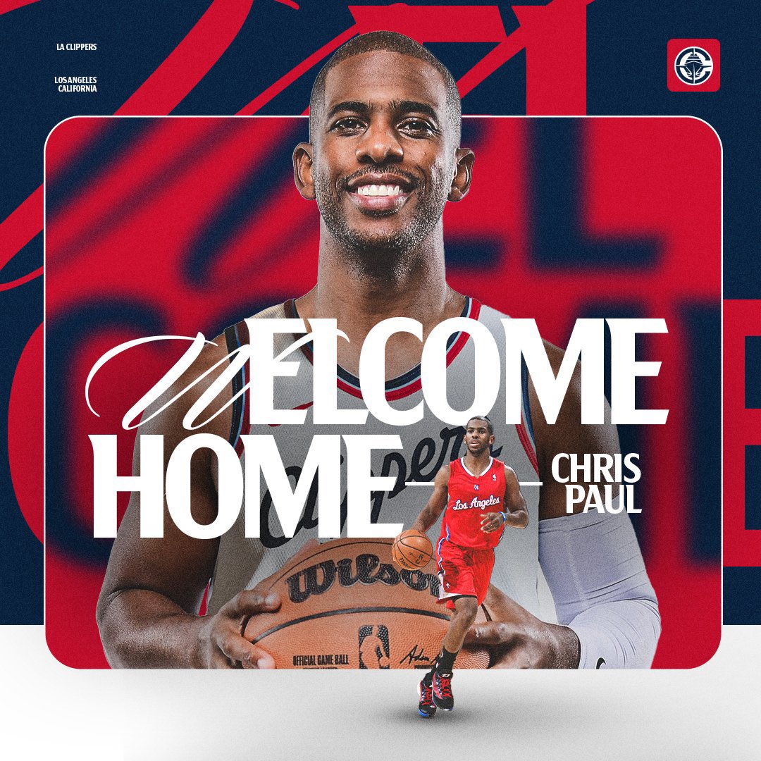 Welcome home, Chris Paul ❤️

Via <a href="/LAClippers/">LA Clippers</a>