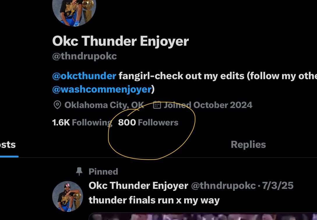 thndrupokc's tweet image. 800! 1k by the end of the summer…👀?