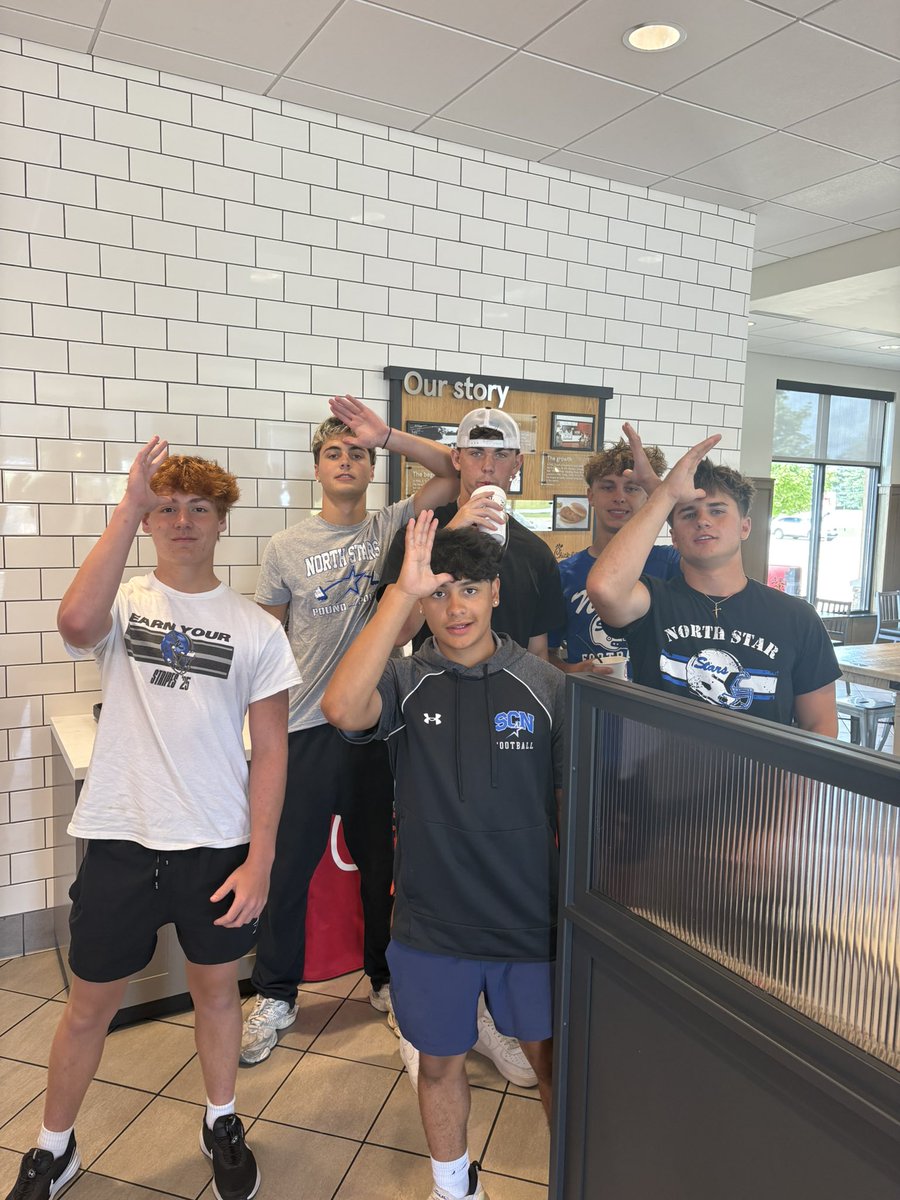 Aidan McClure (@aidanmcclure_11) on Twitter photo Another amazing outing with the sharks at chic-fila after our selfless service!! <a href="/SCNFBOFFICIAL/">Official North Star Football Account</a> Another amazing outing with the sharks at chic-fila after our selfless service!! <a href="/SCNFBOFFICIAL/">Official North Star Football Account</a>