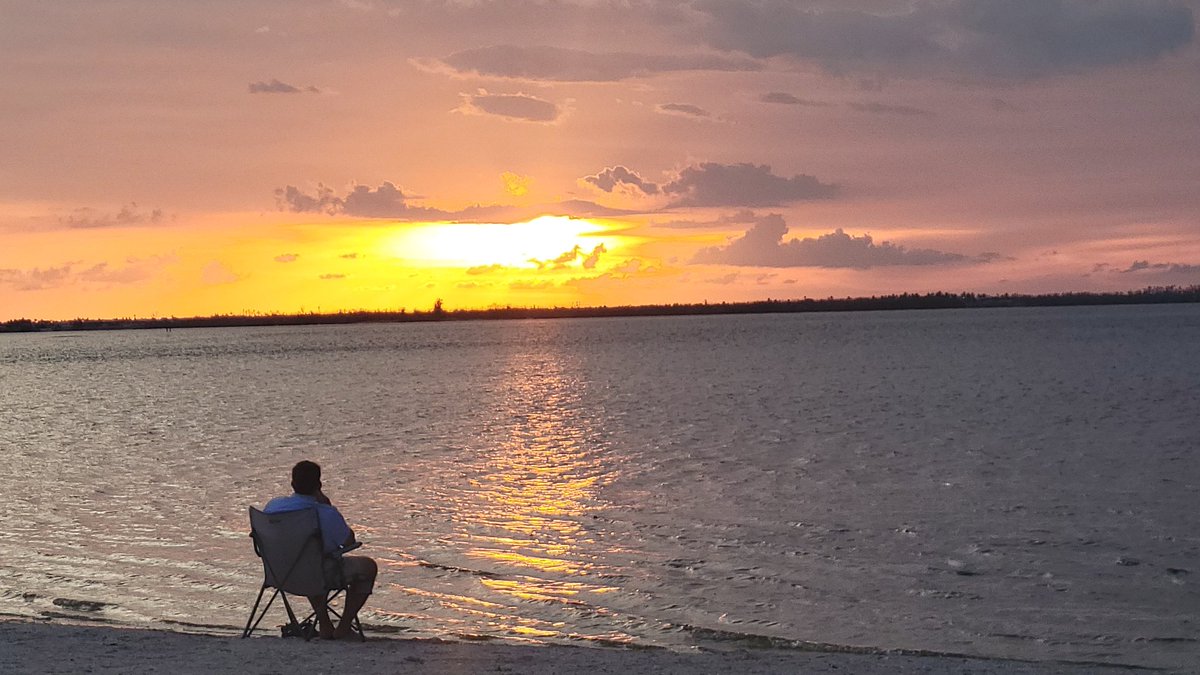 Sitting on the dock of the bay ....