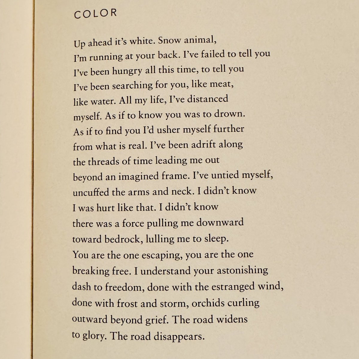 maureenthorson's tweet image. “All my life, I've distanced myself.” A poem by Tina Chang.