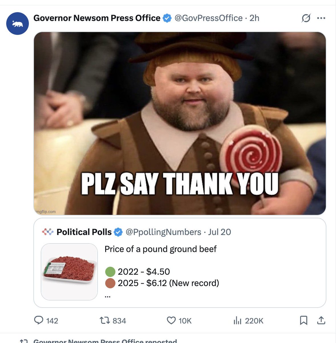 dickclucas's tweet image. The time period was mostly under Biden 😂😂😂 @GovPressOffice ya'll crazy!