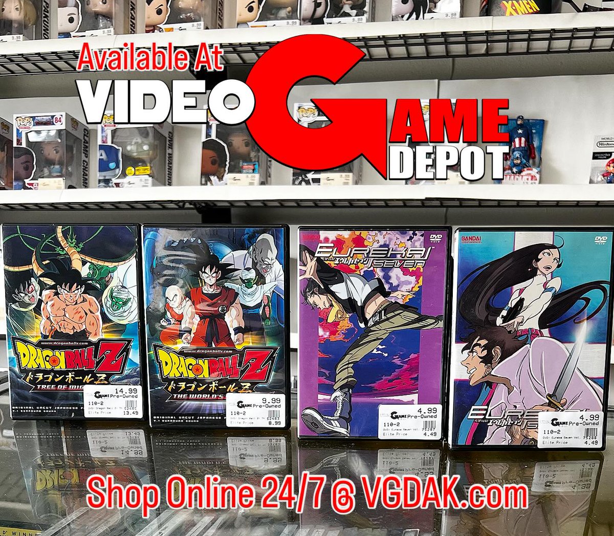 VGDAk's tweet image. Check out these great anime #DVDs we have available!
👾
Shop Online 24/7 at VGDAK.com
🕹️
Game On!
#VideoGameDepot
@Crunchyroll @Funimation @BandaiNamcoUS