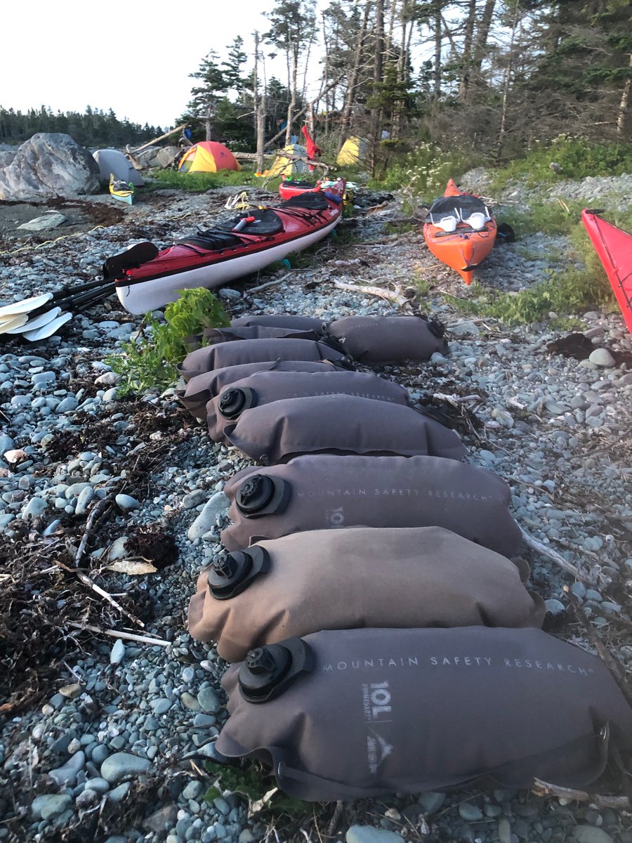 NSwilderness's tweet image. We have to bring all our freshwater with us for the expedition