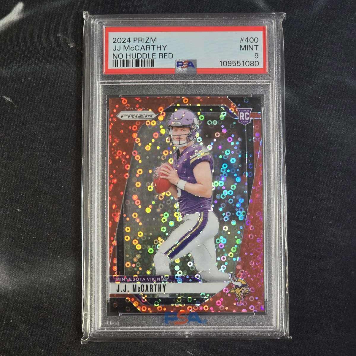 PapayonTrading's tweet image. JJ McCarthy Red No Huddle /75 PSA 9 $335 Shipped
Raw Just did $350 today on Ebay.
Only 9 Comp is $345