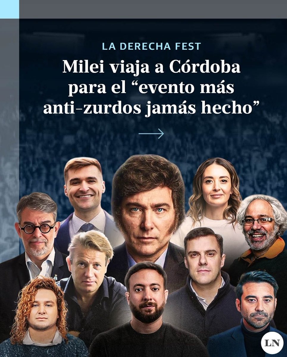 BalleriniOK's tweet image. Se viene el #DerechaFest edición Córdoba 2025 con la participación especial del Presidente de la Nación @JMilei
Imperdible!! @DerechaFest
Oradores:
@AgustinLaje @NickyMarquez1 @GordoDan_ @javiernegre10 @DiegoJRecalde @eve_barroso @balleriniok
Presentadores:
@ElianaCere y…