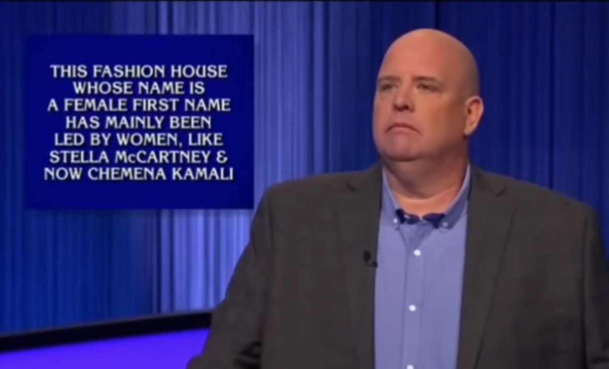 Screeeeeaming at Chloé being a Daily Double question in today’s Jeopardy!