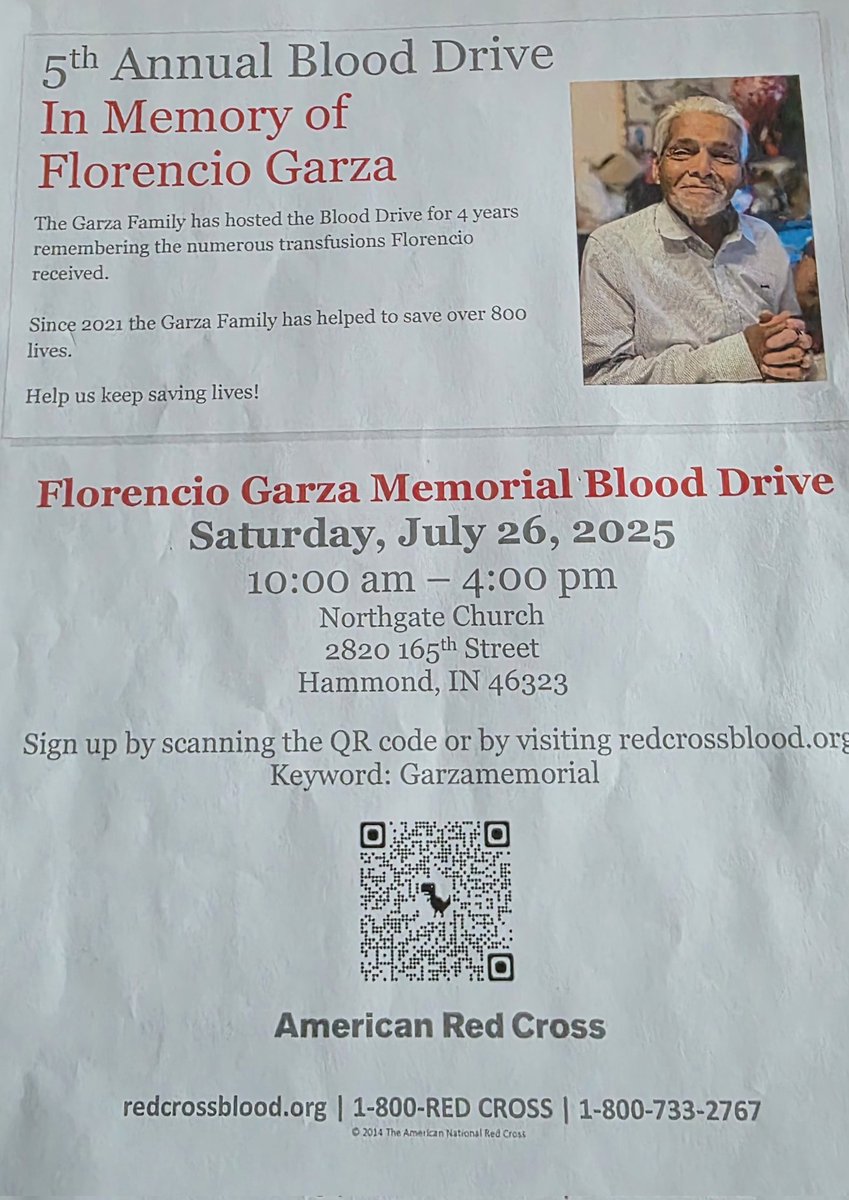 csmead7's tweet image. This wonderful family is hosting an awesome blood drive. Please donate if you can.