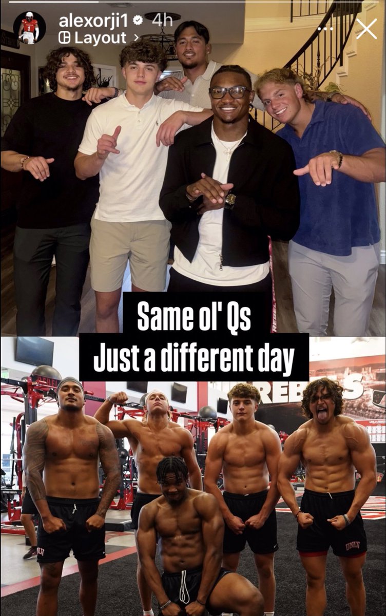 UNLV QB’s putting in the work in weight room: