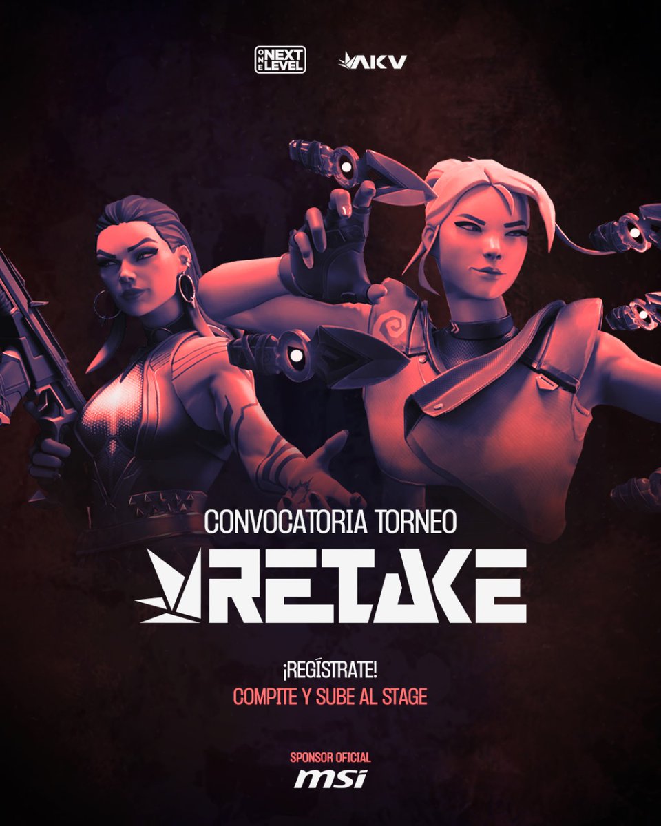 AKV SoyaAlex (@soyaalex01) on Twitter photo Creadores de Contenido Mexas de VALORANT, quieren tener la oportunidad de jugar en el escenario de <a href="/GAMERGY_Mx/">Telcel GAMERGY México 🇲🇽</a>? 😱🙌
Compite por el primer lugar en la edición más grande de #RETAKE inscríbete en el siguiente form: docs.google.com/forms/d/e/1FAI… 📓🏆
#MSIMeLlevaAGamergy ✈️🇲🇽 Creadores de Contenido Mexas de VALORANT, quieren tener la oportunidad de jugar en el escenario de <a href="/GAMERGY_Mx/">Telcel GAMERGY México 🇲🇽</a>? 😱🙌
Compite por el primer lugar en la edición más grande de #RETAKE inscríbete en el siguiente form: docs.google.com/forms/d/e/1FAI… 📓🏆
#MSIMeLlevaAGamergy ✈️🇲🇽