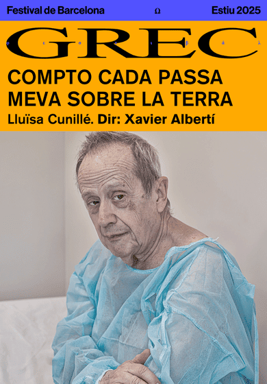 <a href="/xalbertig/">xavier albertí</a> dirigeix Oriol Genís a 'Compto cada passa meva sobre la terra', de Lluïsa Cunillé, a la <a href="/SalaAtrium/">Sala Atrium</a>.
En Genís està fabulós i el text de Cunillé, de construcció aparentment senzilla, desvetlla sorpreses del testimoniatge d'un quiosquer tan observador com penedit.