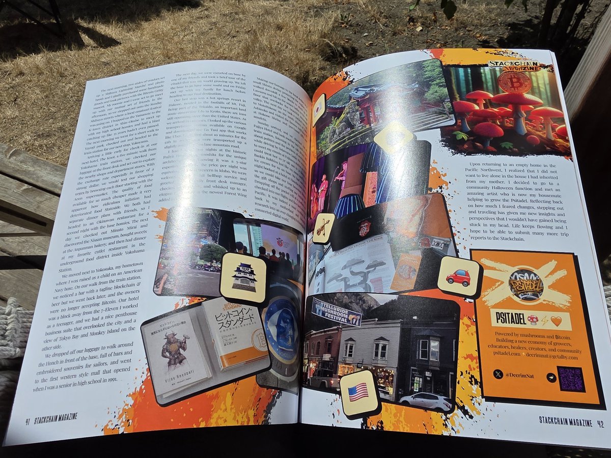 Psitadel 🍄⚡️ @PlebArmy 🧡 (@decrimnat) on Twitter photo It's finally here!!
<a href="/Stackchainmag/">Stackchain ⛓ Magazine</a> Ep. 6
Return of the Ple₿s
Trip Reports from Telluride Mushroom Festival and <a href="/BTCTokyo2024/">Bitcoin Tokyo 2024</a> It's finally here!!
<a href="/Stackchainmag/">Stackchain ⛓ Magazine</a> Ep. 6
Return of the Ple₿s
Trip Reports from Telluride Mushroom Festival and <a href="/BTCTokyo2024/">Bitcoin Tokyo 2024</a>