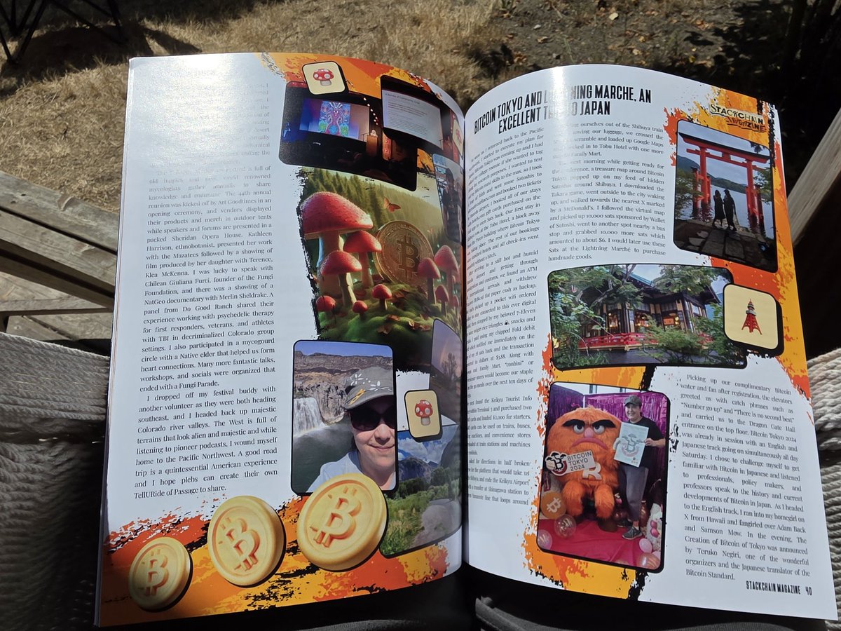 DecrimNat's tweet image. It's finally here!!
@Stackchainmag Ep. 6
Return of the Ple₿s
Trip Reports from Telluride Mushroom Festival and @BTCTokyo2024