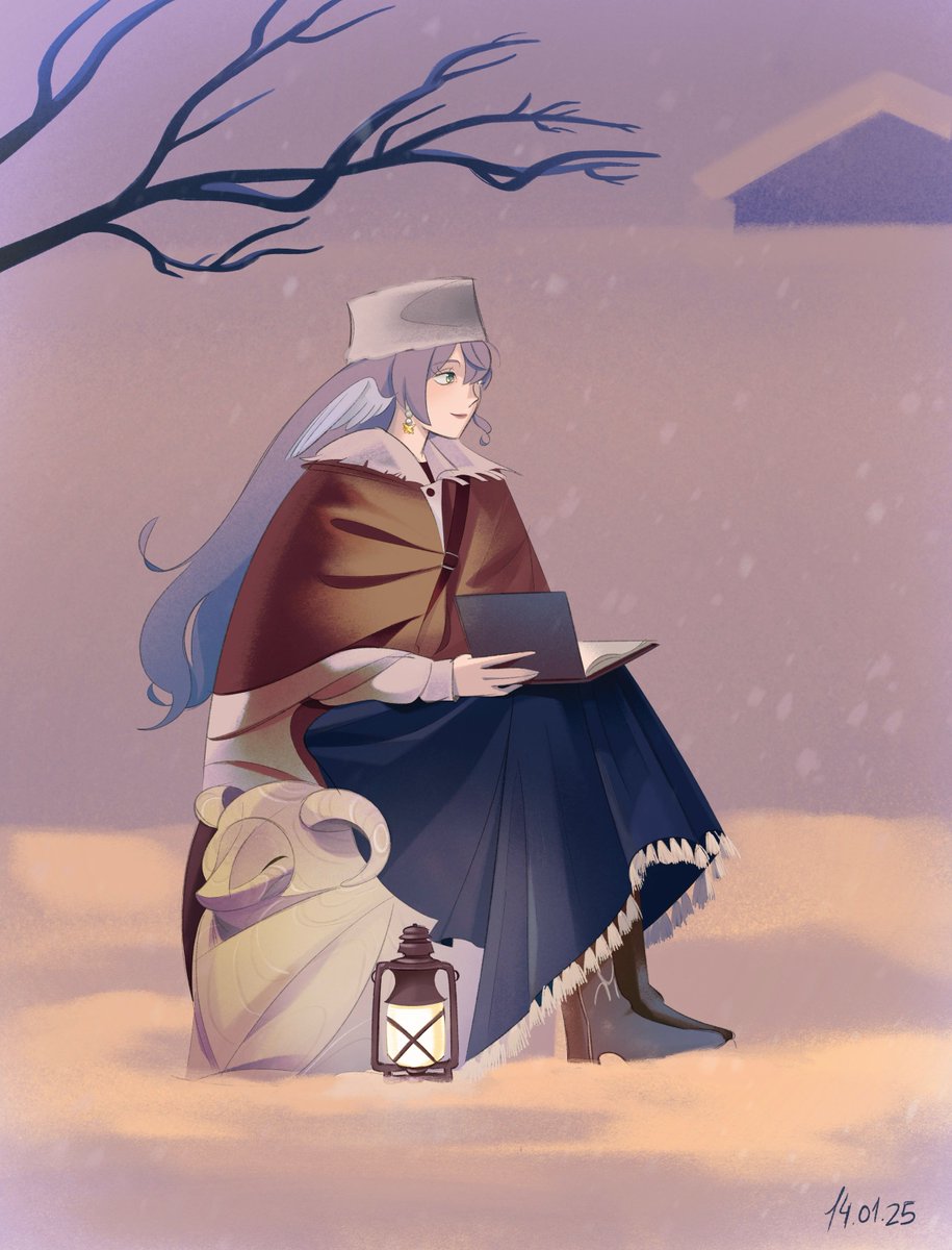 Winter is good - his Hoar Delights 
#RobinHSR 🪽❄️