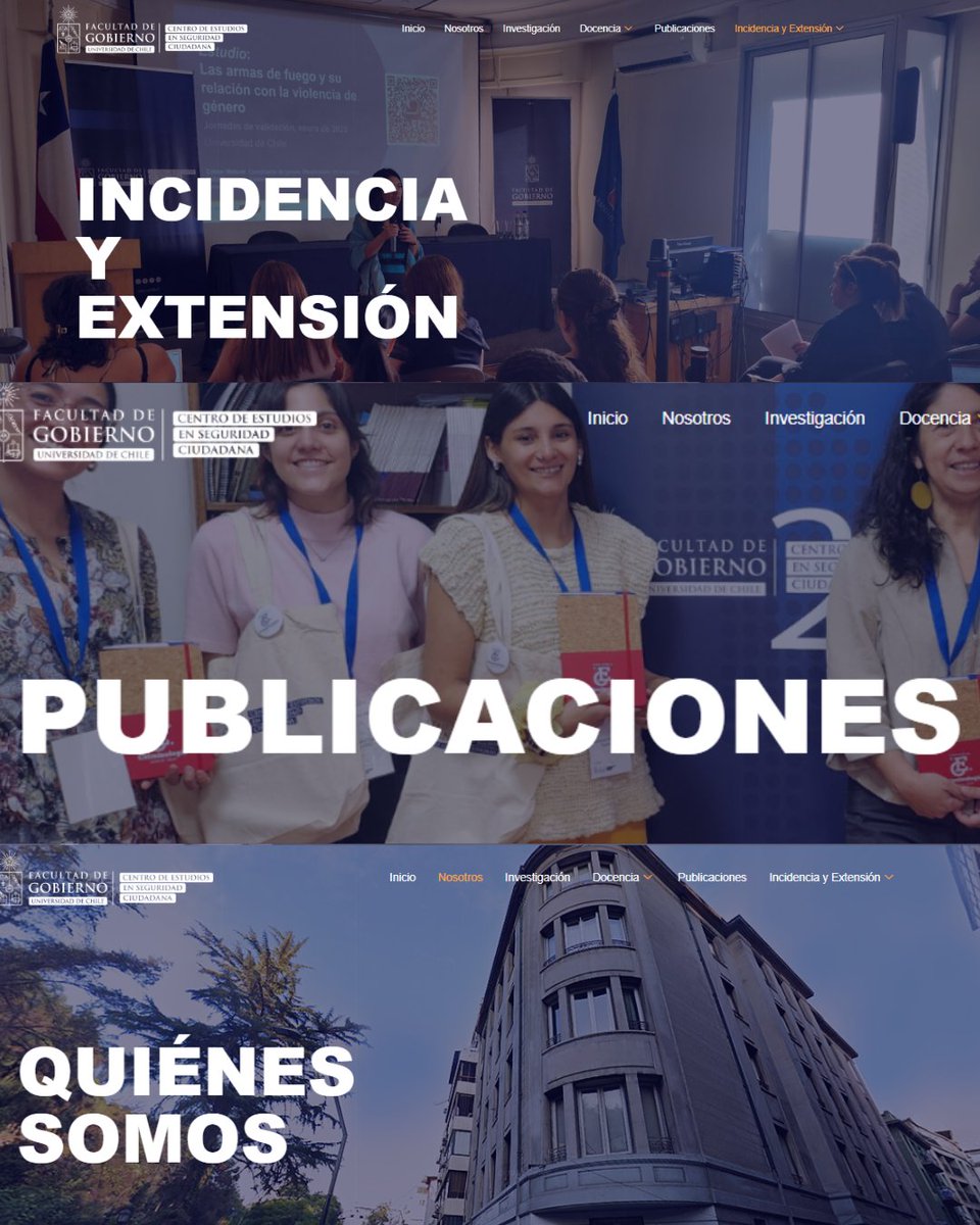 CESC_UChile's tweet image. 🔍 ¡Ya está disponible nuestro nuevo sitio web!

Conoce los proyectos, programas y publicaciones del Centro de Estudios en Seguridad Ciudadana (CESC) – U. de Chile 👇

🌐 cesc.uchile.cl

#SeguridadCiudadana #CESC #UChile #PolíticasPúblicas