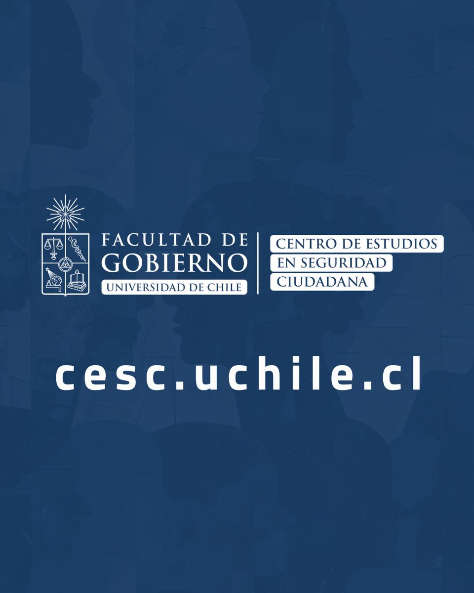 CESC_UChile's tweet image. 🔍 ¡Ya está disponible nuestro nuevo sitio web!

Conoce los proyectos, programas y publicaciones del Centro de Estudios en Seguridad Ciudadana (CESC) – U. de Chile 👇

🌐 cesc.uchile.cl

#SeguridadCiudadana #CESC #UChile #PolíticasPúblicas