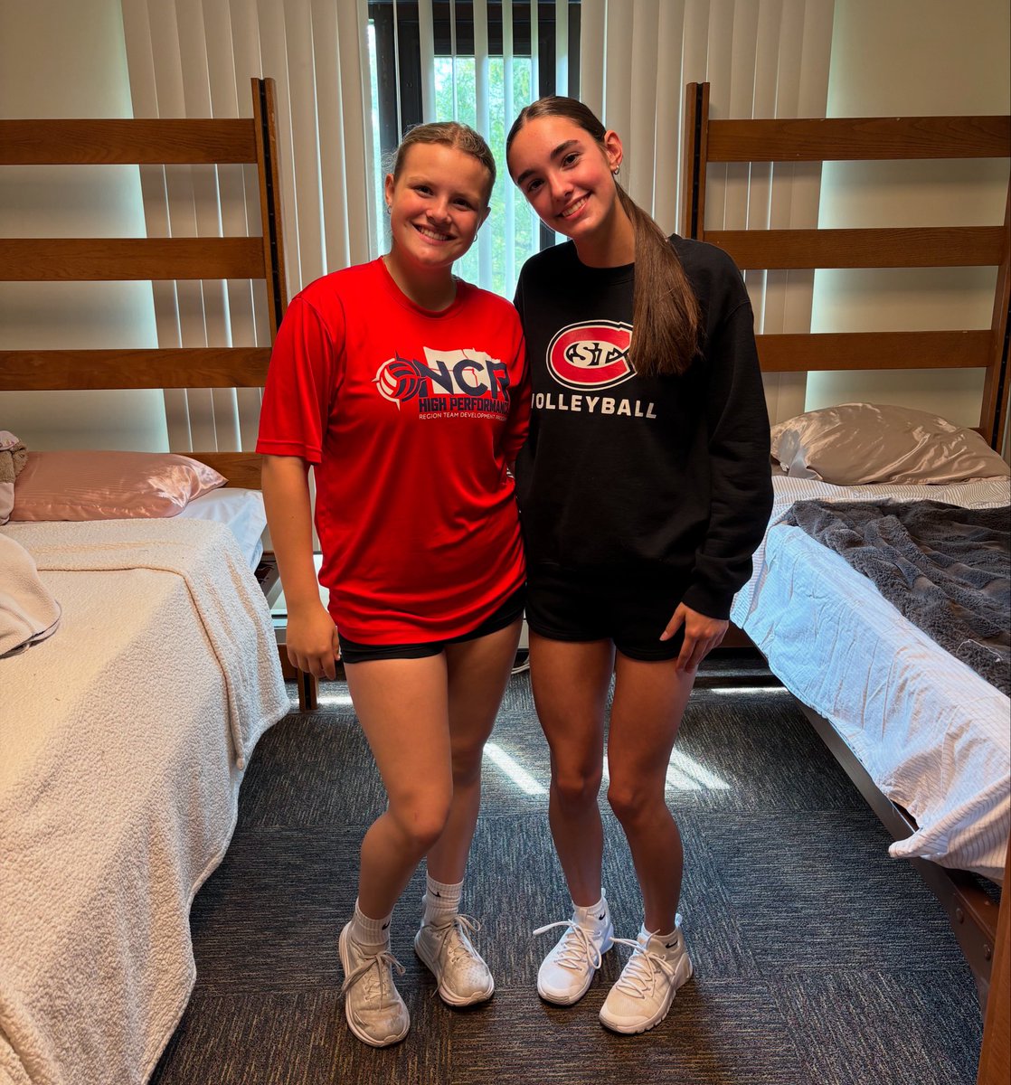 Moorheadvb's tweet image. Spuds are making waves in the NCR! Ellie Floberg and Lauren Hagen both tried out for the 17U selection camp, both making it to the second round! Lauren will be representing the Region in the USA Volleyball All-Star Championships in Madison WI this weekend! Congrats Ladies!🥳🧡