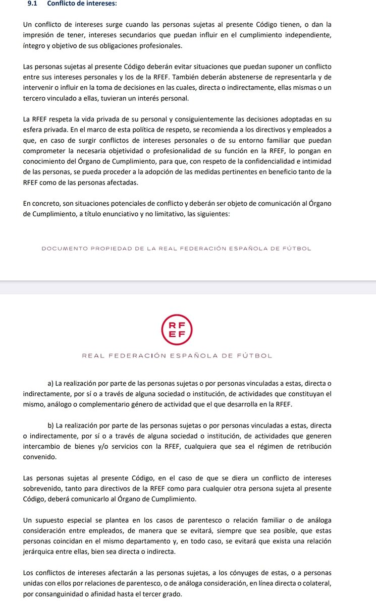 MiguelGalanCNFE's tweet image. Yolanda Parga de la @rfef y el conflicto de intereses.
Yolanda Parga Rodríguez es responsable del arbitraje femenino. Se trata de una ex árbitra asistente internacional, con una dilatada experiencia tanto sobre el terreno de juego como en la gestión deportiva. Además Yolanda…