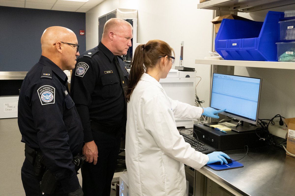 CBPOpsSpprtEAC's tweet image. The scientists at @CBP Laboratories & Scientific Services stand between deadly threats and American families. Using chemistry, nuclear physics, and forensics, they help stop WMDs, deadly drugs, and dangerous counterfeits before they reach our communities. #ProtectingAmerica