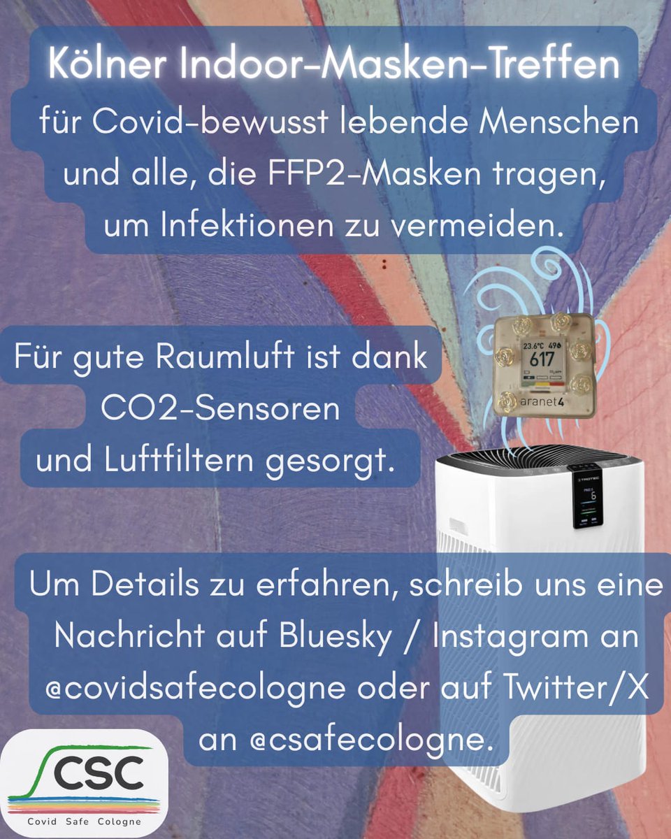 csafecologne's tweet image. Es ist endlich soweit - unser erstes Indoor-Treffen steht an!
Infos findet ihr wie immer am Flyer und die Details gibt's auf Anfrage. Wir freuen uns sehr auf euch! :)
(Und über Teilen/Weiterverbreiten dieses Posts bzw. des Flyers)