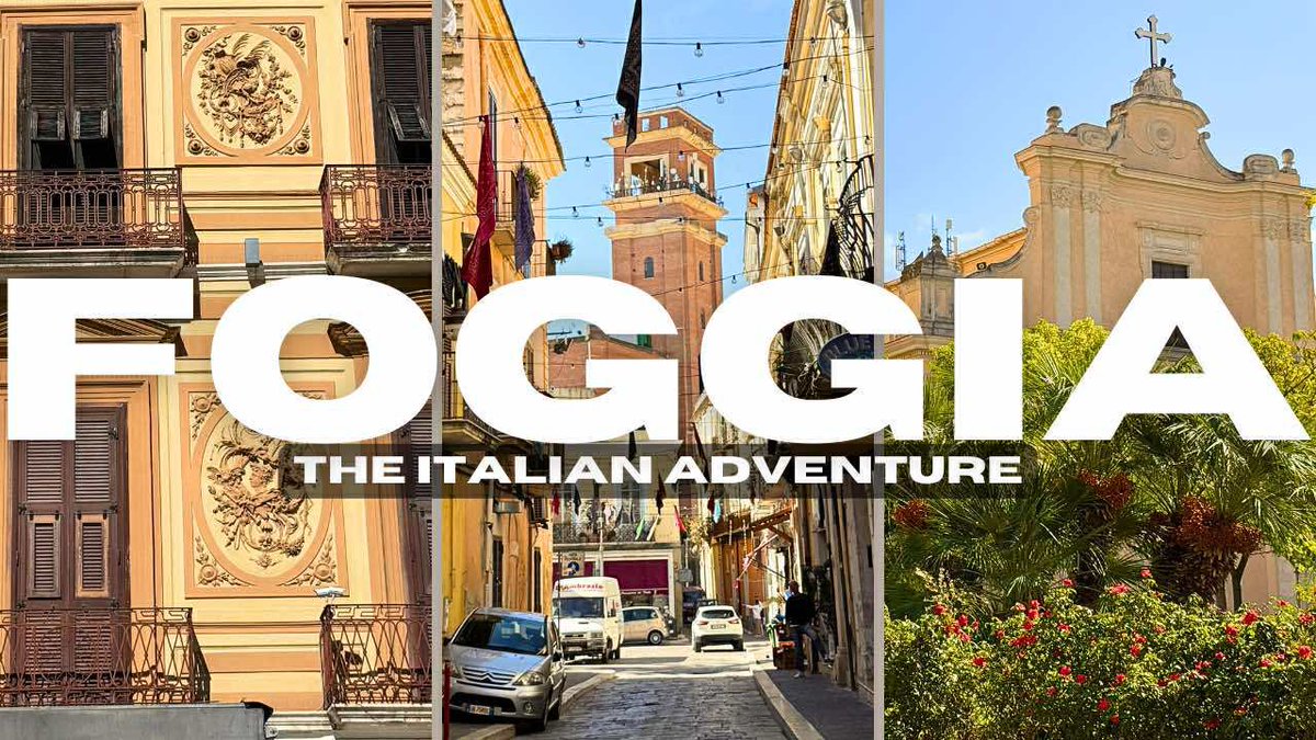 allwordsbydavid's tweet image. This episode we are exploring Foggia, a city in northern Puglia known for its deep agricultural roots, resilient spirit, and rich cultural heritage. To watch, visit the following link: youtu.be/2hZaySOeSx8?si… - Andiamo! Let’s go! #foggia #puglia #pugliagram #apulia #italy