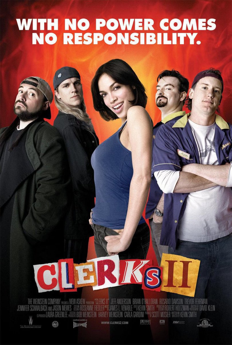 Film News Nostalgia (@filmnewsnos) on Twitter photo 🎬MOVIE HISTORY: 19 years ago today July 21, 2006 the movie ‘Clerks II’ opens in theaters!
#BrianOHalloran #JeffAnderson <a href="/rosariodawson/">Rosario Dawson</a> #KevinSmith <a href="/JayMewes/">Jay Mewes</a> #TrevorFehrman #JenniferSchwalbach #JasonLee #ZakKnutson #WandaSykes #Earthquake #EthanSuplee #BenAffleck <a href="/kevinweisman/">Kevin Weisman</a> 🎬MOVIE HISTORY: 19 years ago today July 21, 2006 the movie ‘Clerks II’ opens in theaters!
#BrianOHalloran #JeffAnderson <a href="/rosariodawson/">Rosario Dawson</a> #KevinSmith <a href="/JayMewes/">Jay Mewes</a> #TrevorFehrman #JenniferSchwalbach #JasonLee #ZakKnutson #WandaSykes #Earthquake #EthanSuplee #BenAffleck <a href="/kevinweisman/">Kevin Weisman</a>