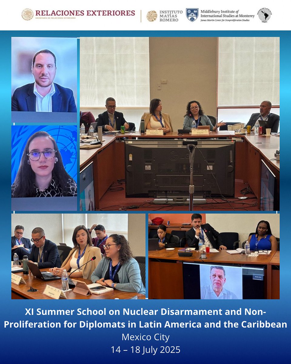 OPANAL (@opanal) on Twitter photo Day 5 #SummerSchool
🌀New Nuclear Frontier🌀
🗣️<a href="/natalia_zhurina/">Natalia Zhurina</a>
🔸NW in Outer Space🔹Almudena Azcárat <a href="/UNIDIR/">United Nations Institute for Disarmament Research</a>🔸NW in Outer Space🔹Amb. Helmut Lagos🇨🇱🔸A.I. and nuclear weapons:
🔹Alcibíades Sánchez 🇲🇽🔸Cybersecurity and NW 🔹Daniela Ruiz, Director for cybersecurity 🇲🇽 Day 5 #SummerSchool
🌀New Nuclear Frontier🌀
🗣️<a href="/natalia_zhurina/">Natalia Zhurina</a>
🔸NW in Outer Space🔹Almudena Azcárat <a href="/UNIDIR/">United Nations Institute for Disarmament Research</a>🔸NW in Outer Space🔹Amb. Helmut Lagos🇨🇱🔸A.I. and nuclear weapons:
🔹Alcibíades Sánchez 🇲🇽🔸Cybersecurity and NW 🔹Daniela Ruiz, Director for cybersecurity 🇲🇽