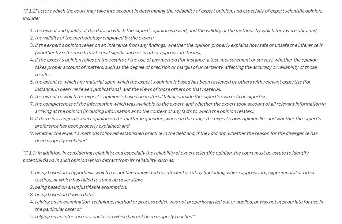 Debbie Kennett 🧬🌳 (@debbiekennett) on Twitter photo <a href="/FRANKANDROSEY/">FRANKANDROSEY</a> The lawyers don't seem to have obeyed their own rules about admissibility of evidence. I don't understand how Dewi Evans' bizarre hypotheses were ever accepted as evidence, especially as both he and Bohin had never seen an air embolism. cps.gov.uk/legal-guidance… <a href="/FRANKANDROSEY/">FRANKANDROSEY</a> The lawyers don't seem to have obeyed their own rules about admissibility of evidence. I don't understand how Dewi Evans' bizarre hypotheses were ever accepted as evidence, especially as both he and Bohin had never seen an air embolism. cps.gov.uk/legal-guidance…