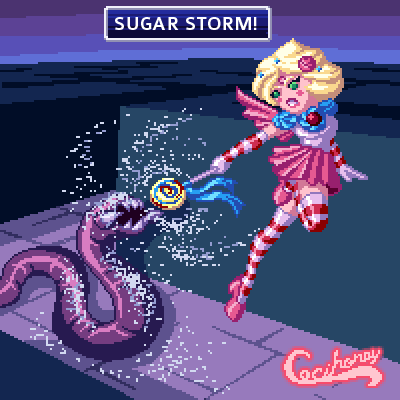 Magical girl Cupcake Sugar! #pixelart
I do commissions, my portfolio: artstation.com/cecihoneypixel