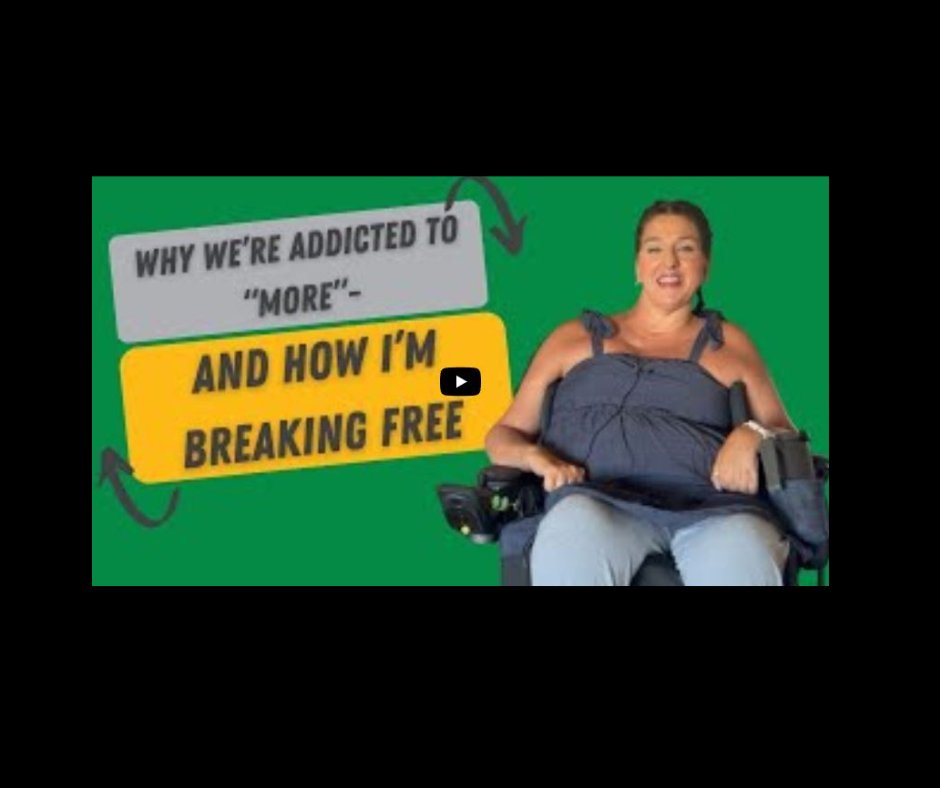 SPINALpedia's tweet image. "Why We’re Addicted to “More”—and How I’m Breaking Free" by Tasha S., a C5-6 quadriplegic motivational speaker
#quadriplegic #motivationalspeaker #spinalcordinjury
