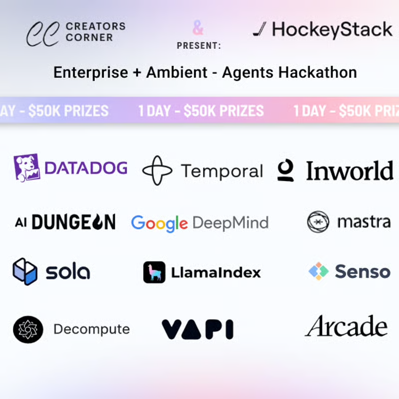 llama_index's tweet image. Ready to build cutting-edge AI agents that push the limits of LLMs? 🚀
We're excited to sponsor the A2A Agents Hackathon in San Francisco this Saturday, July 26, where our VP of Developer Relations @seldo will be speaking and judging alongside incredible experts from…