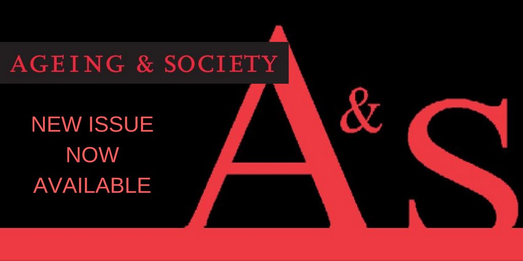 CUP_Anthro_Soc's tweet image. New Issue of Ageing & Society now available
📚 cup.org/4eU3NtI
#gerontology @Ageing_Society