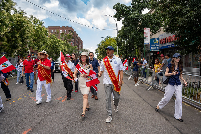 nycgov's tweet image. This Sunday, New Yorkers honored Peruvian culture with a parade in the Jackson Heights neighborhood of Queens.
Take a look at some of the best moments from this Peruvian celebration: