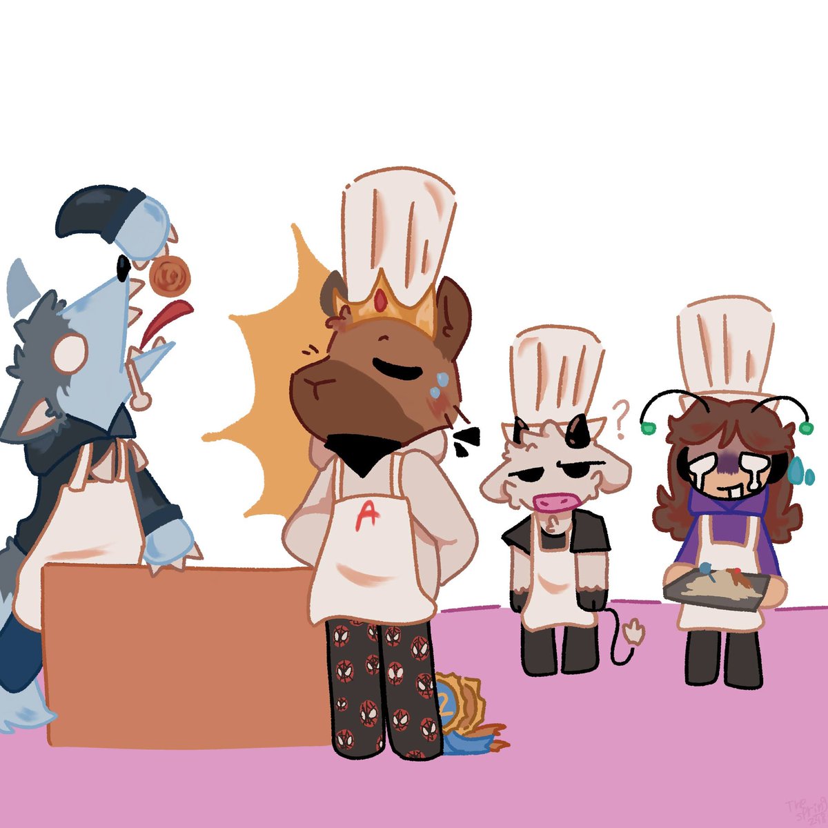 TheSpring248's tweet image. 👨🍳✨️
#locochonfanart #aquinofanart #Andrehfanart #MictiART