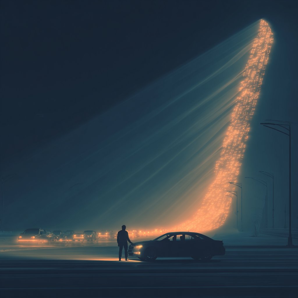 kevin2kelly's tweet image. It is far safer after a car accident to remain in the car rather than standing near it on the road, where the accident increases the chances of another accident.
For more advice see my book Excellent Advice for Living amzn.to/3mQL4c4 #excellentadvice