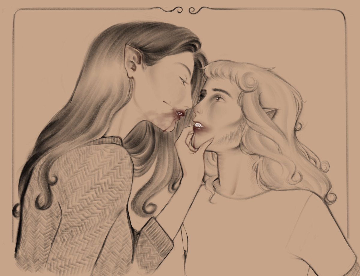 tellthemstcries's tweet image. hellygemma commissions ⊹₊ ⋆ 𓆸
:⚘: imagine me and you redraw by @SweetSkullScrib
:⚘: vampire x werewolf au by @503pilled